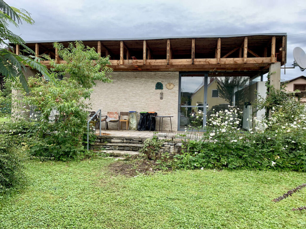 Bauprojekt Bungalow Ausgangsobjekt